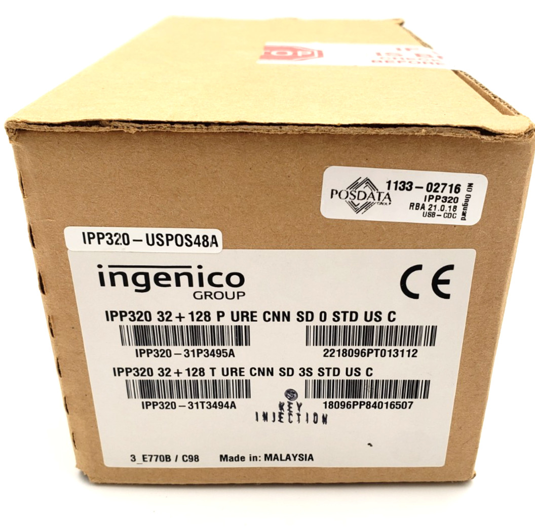 New Ingenico IPP320 Credit Card Payment Terminal Contactless PoS IPP320-31P3495A