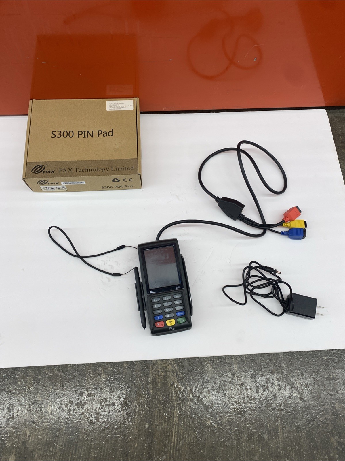 PAX S300 Integrated PIN Pad Credit Card Terminal Used