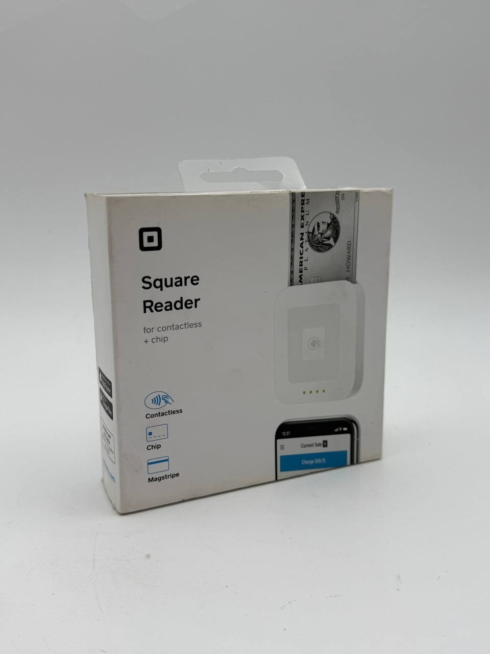 Square Reader A-SKU-0636 Contactless Chip Magstripe Card Reader Open Box