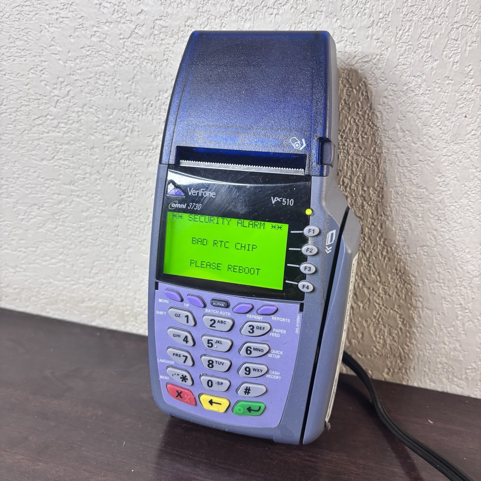 VeriFone Vx510 Omni-5100 Wireless Credit Card Portable Swiper/Printer Terminal