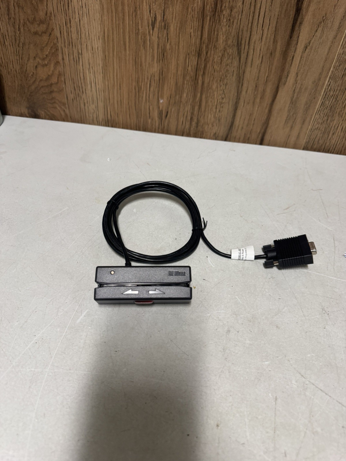 RF IDeas pcSwipe MS3-00M1AK5 Magnetic Stripe Card Reader RS232 Untested