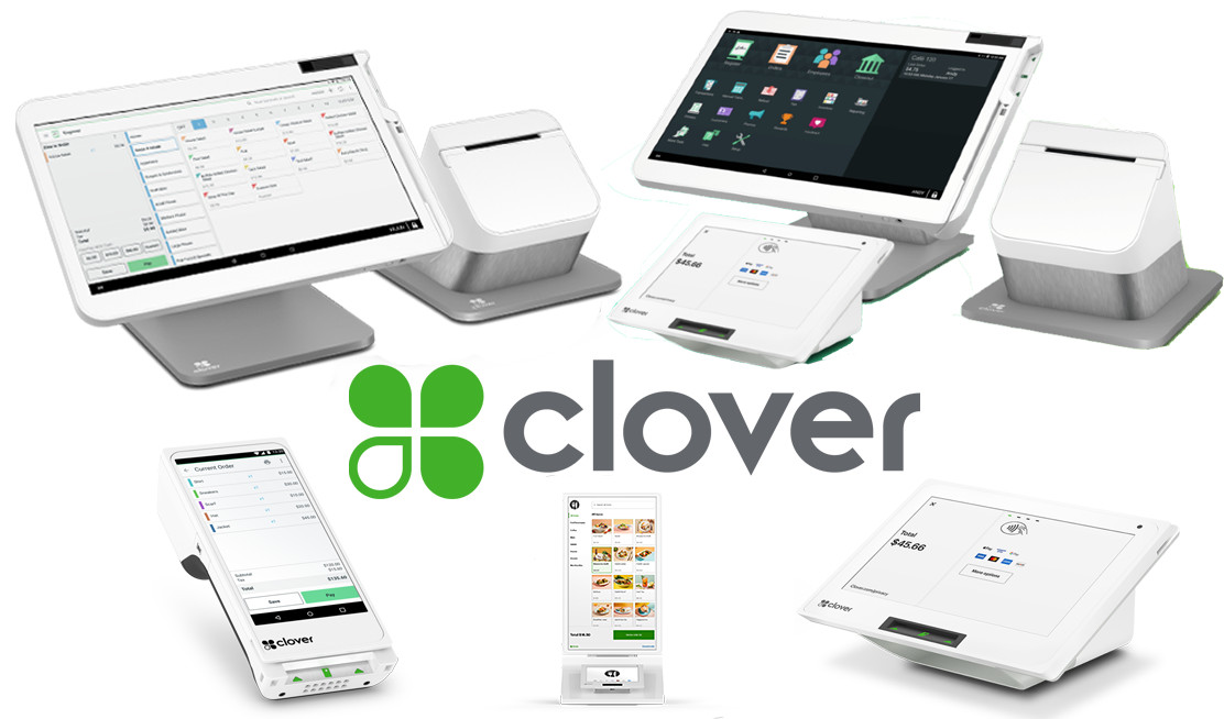 Clover Mini Thermal Paper, SIM Adapter, USB & Ethernet CAT5 Cables for C301/C300