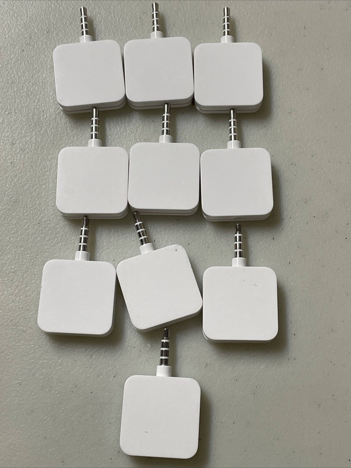 Square Credit Debit Card Reader magstripe 3.5 jack iphone & tablet UNTESTED 10x