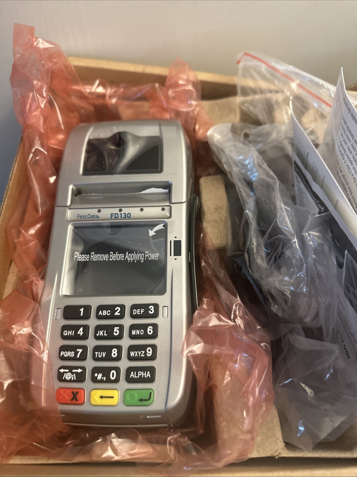 First Data FD130 EMV CTLS Credit Card Terminal