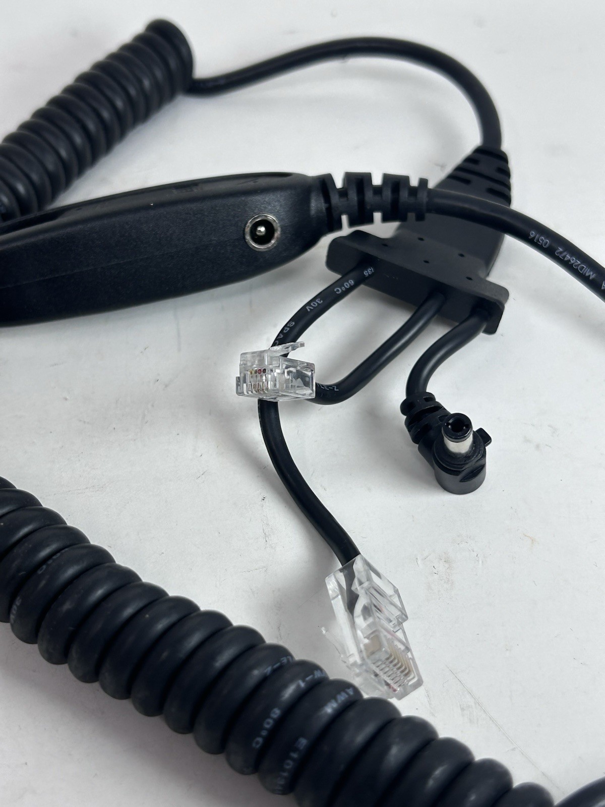 VERIFONE VX520 Tri Cable For Cat6 Ethernet & Landline, AC Adaptor Plug-In Back
