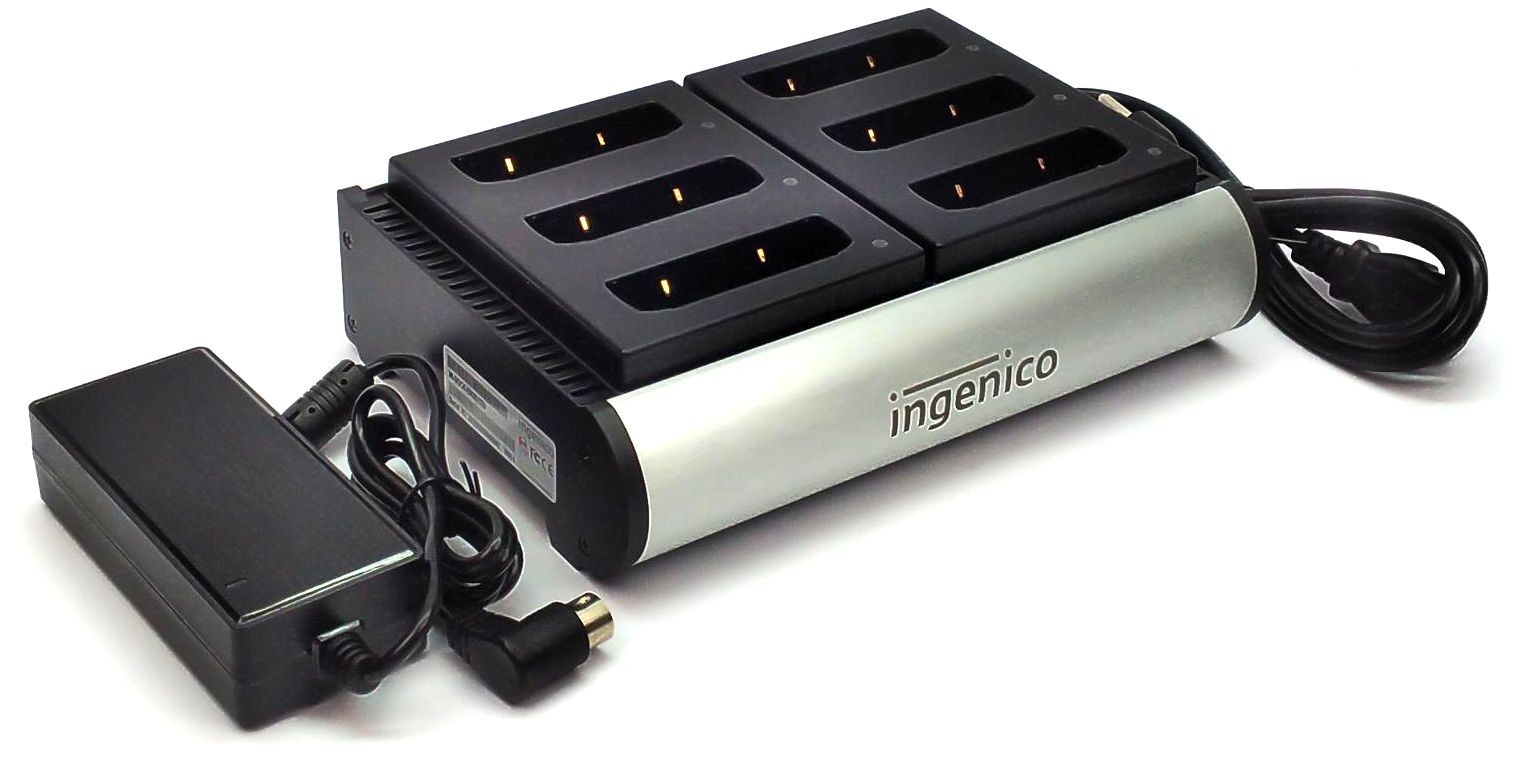 Ingenico ISMP4 Charging Dock Cradle 6 Bay WI-DOCK-IDK351539 Genuine OEM