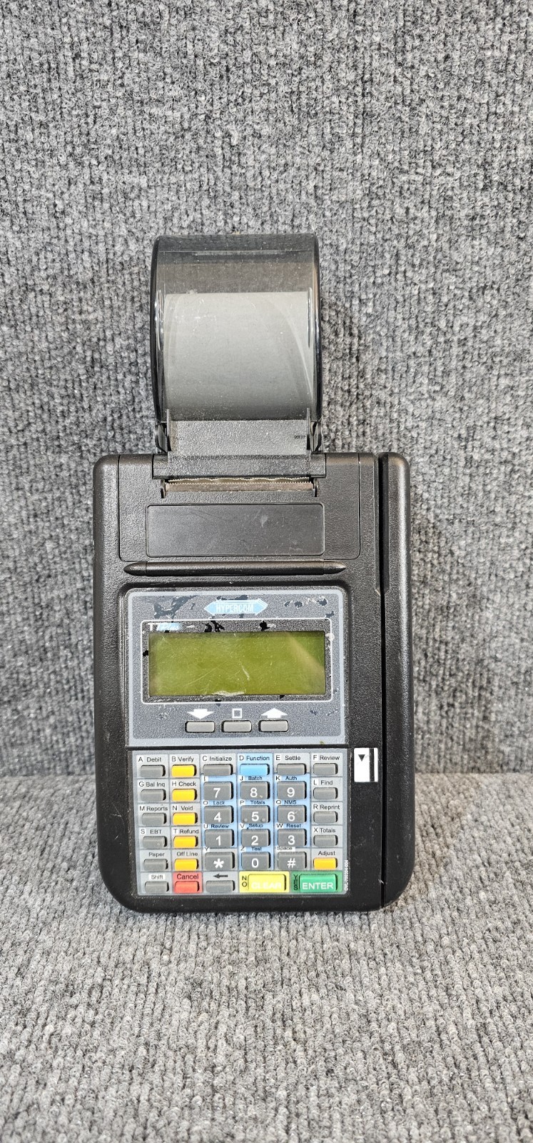 Hypercom T7Plus POS PIN Credit Card Terminal Reader Machine ***FOR PARTS ONLY***