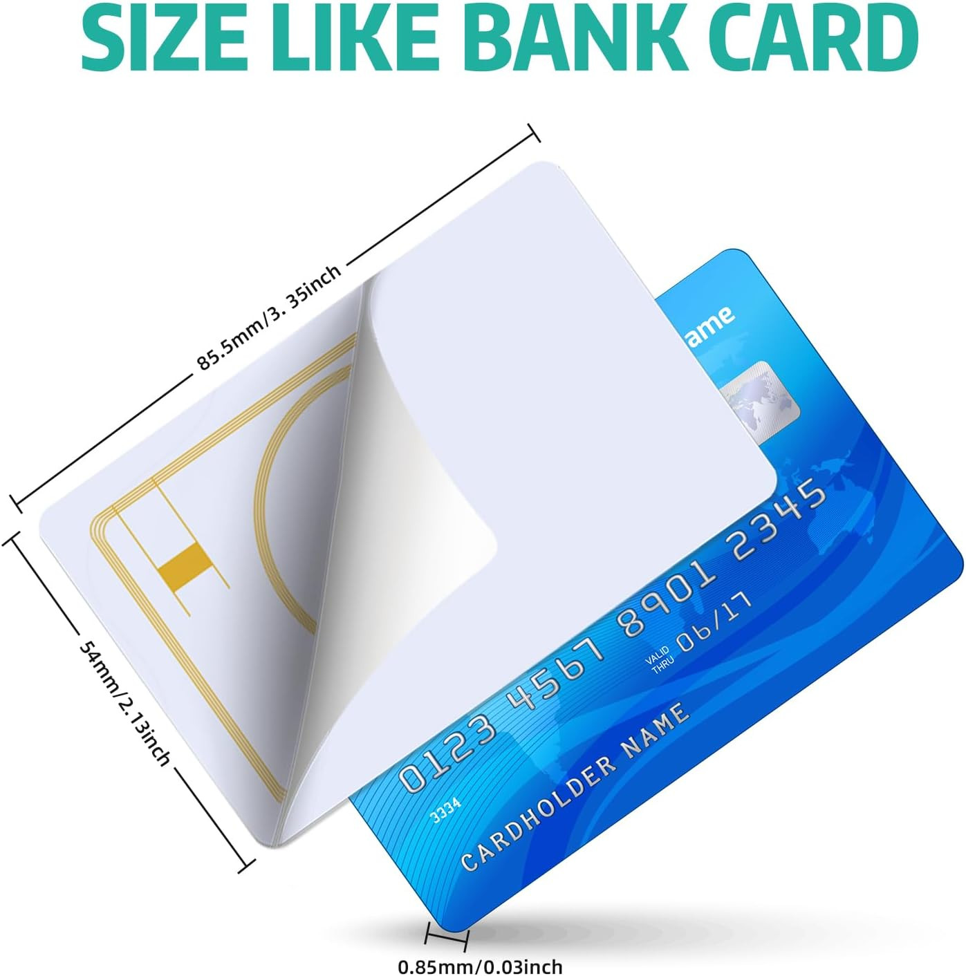 30PCS NFC Cards NFC Tags NFC Business Card NFC 215 Cards Blank 504 Bytes Prog…