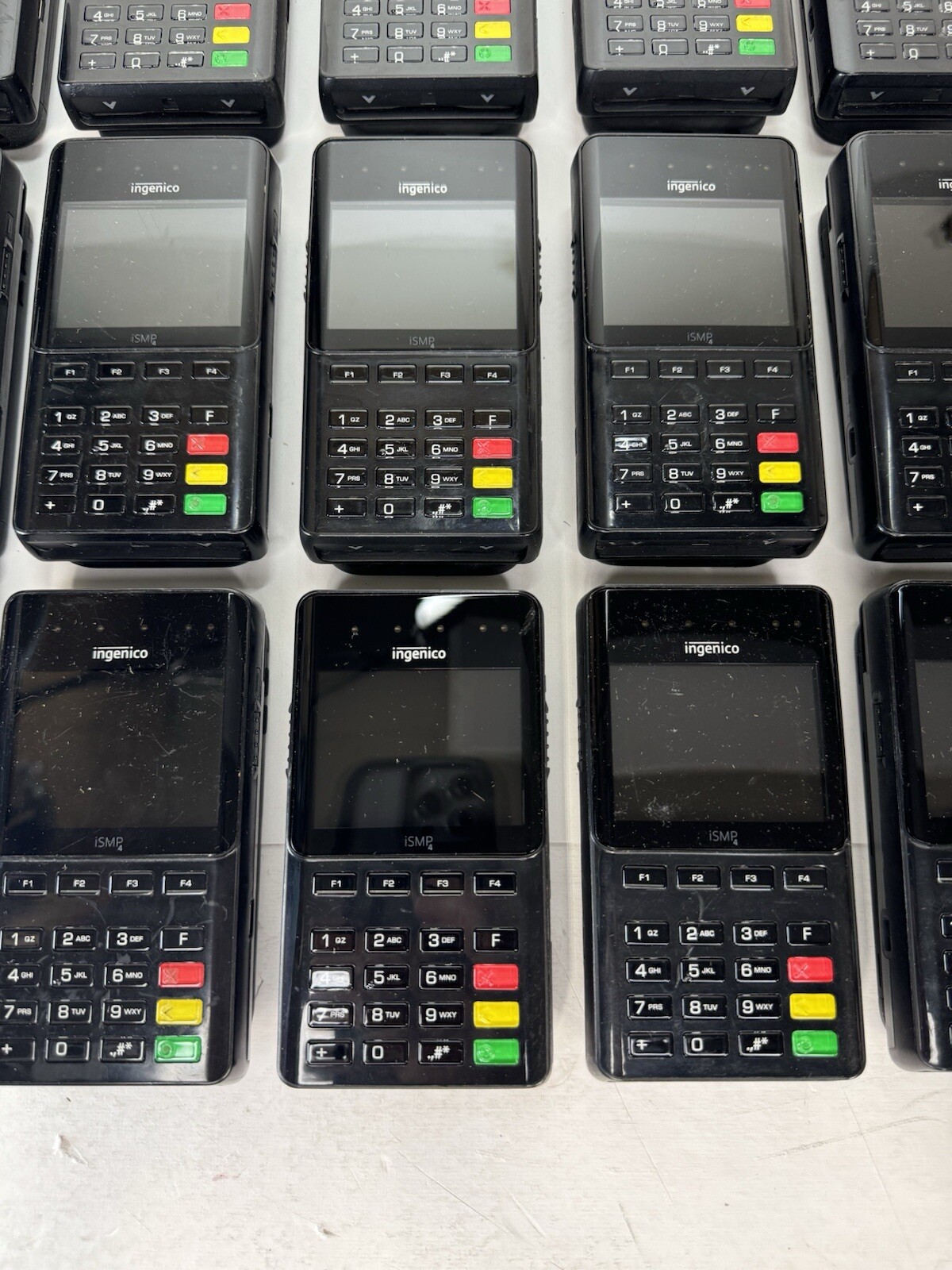 LOT of (33) Ingenico iSMP4 Wireless Bluetooth Mobile POS Terminal