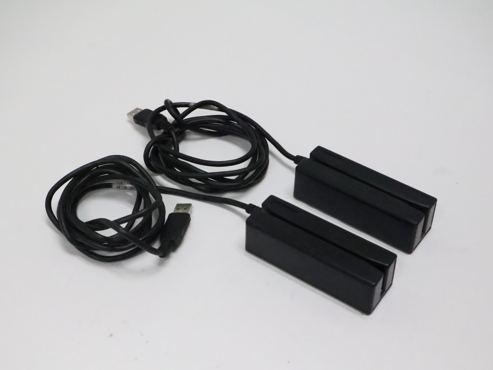 Lot of 2 MagTek DEL3331-33UB Mini Mag Magnetic Stripe Swipe Readers USB Black