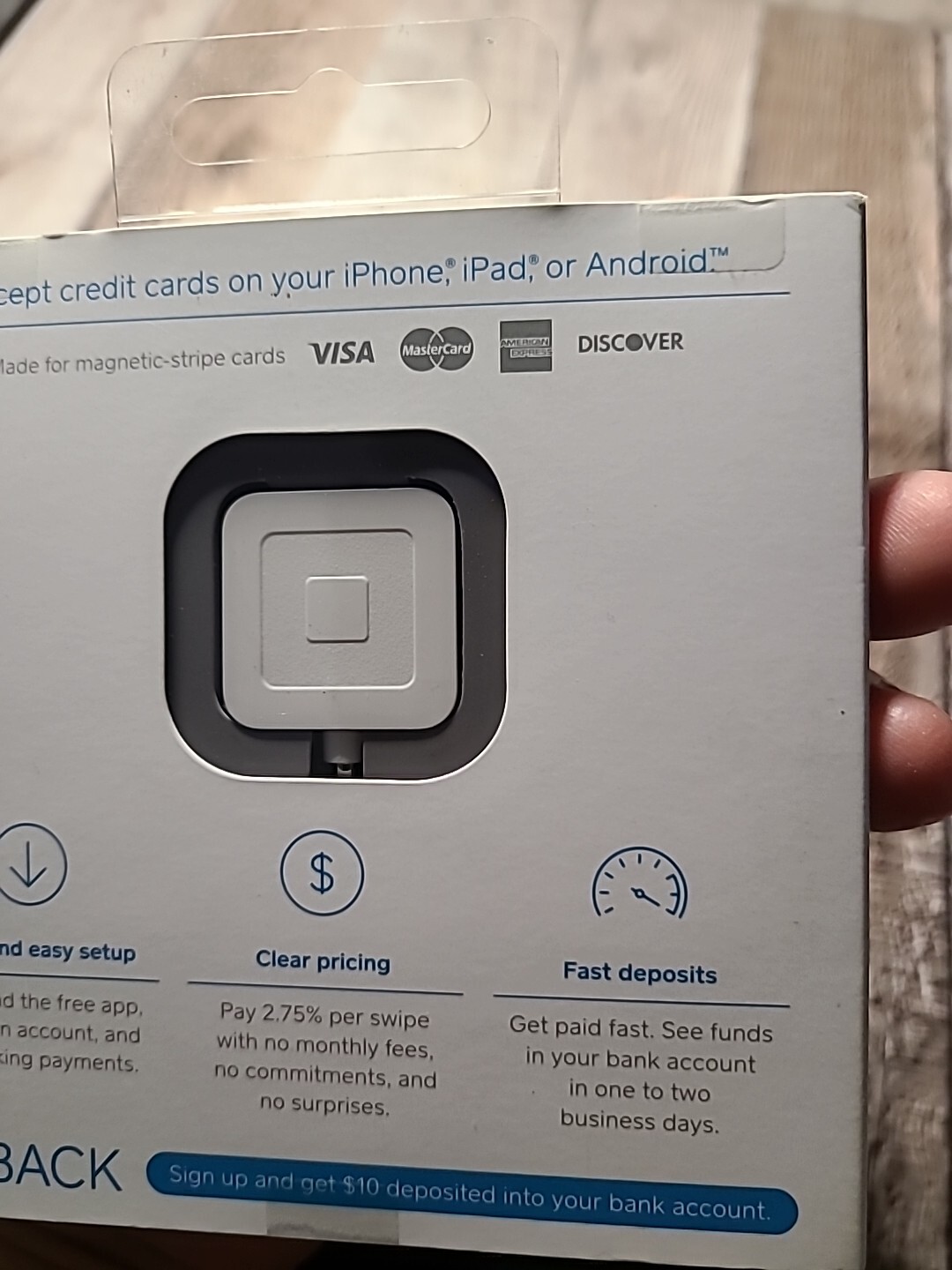Square Credit Card Reader for iPhone, iPad and Android