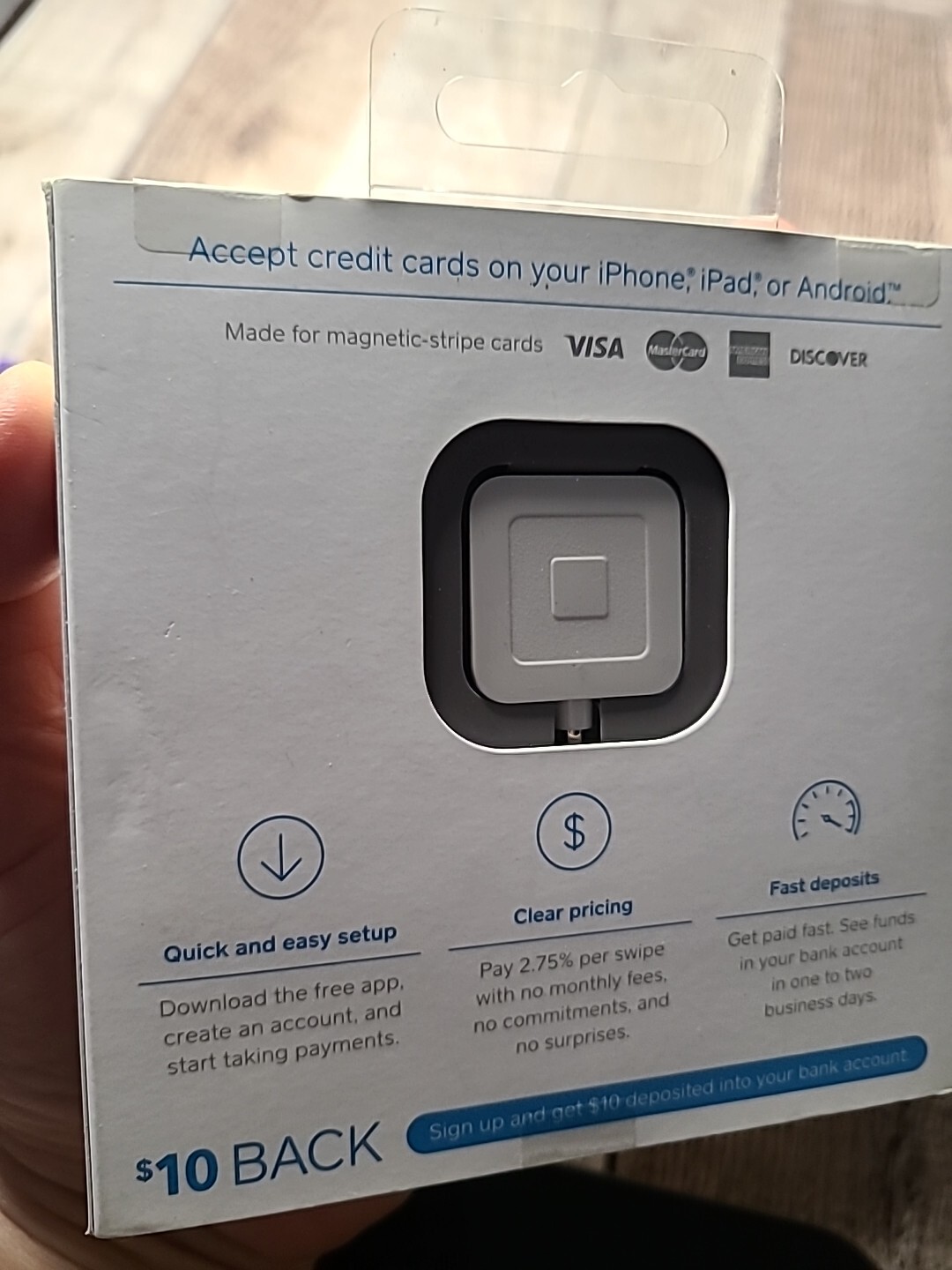 Square Credit Card Reader for iPhone, iPad and Android