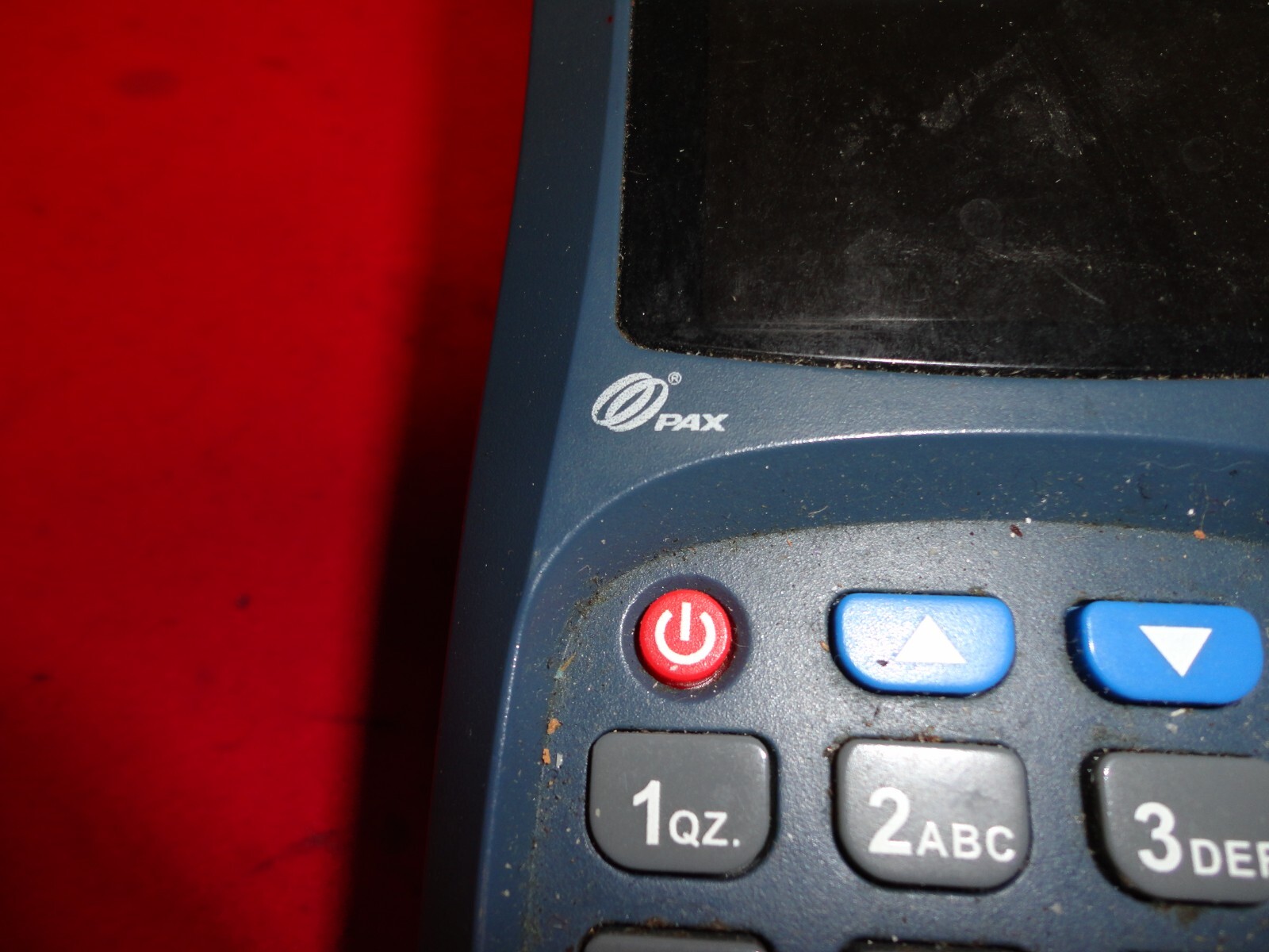 Pax S80 Credit EMV NVC Credit Card Machine NO power adapter TESTED WORKING