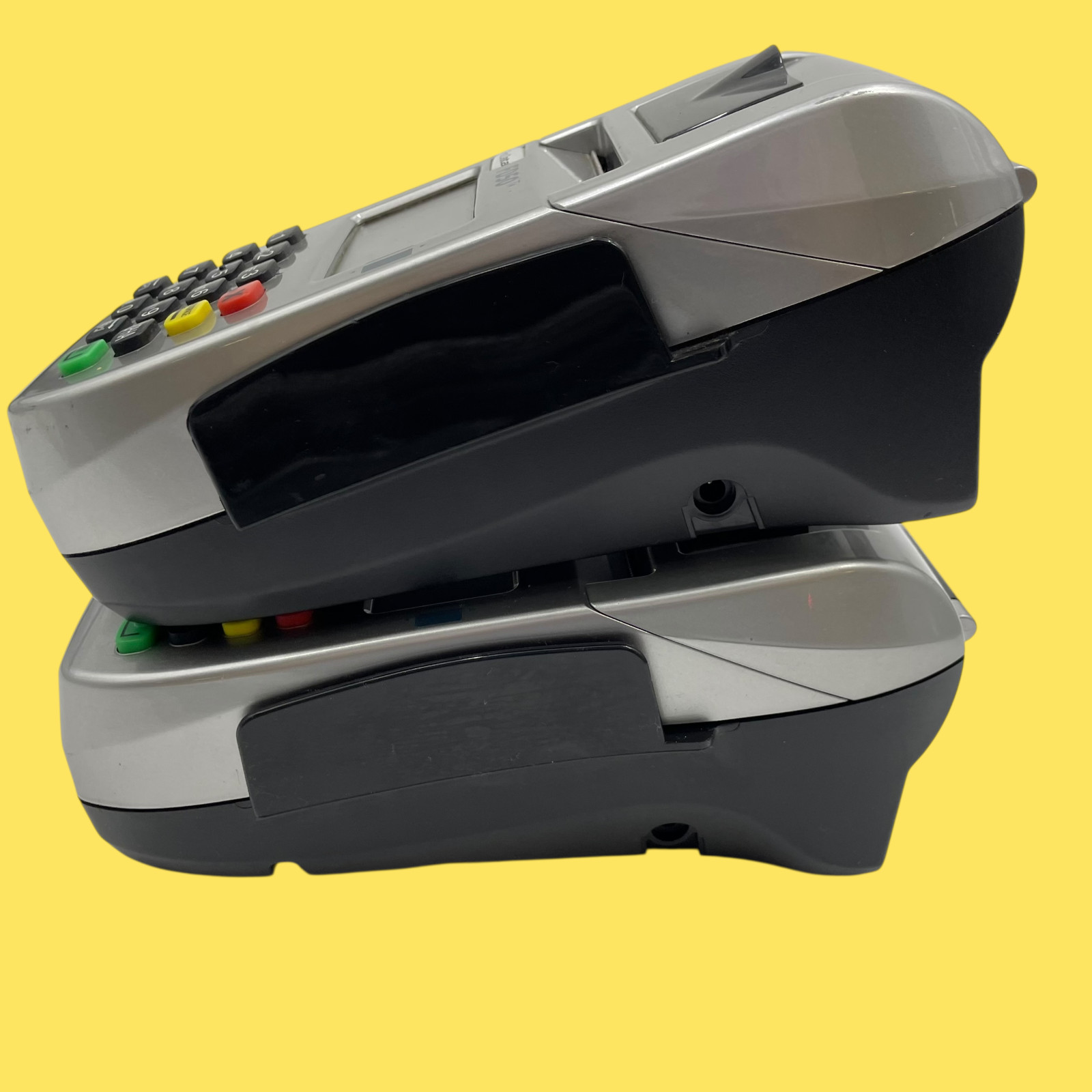 Lot of 2 First Data FD100ti & FD50ti Credit Card Readers Terminals #4831 z43b15