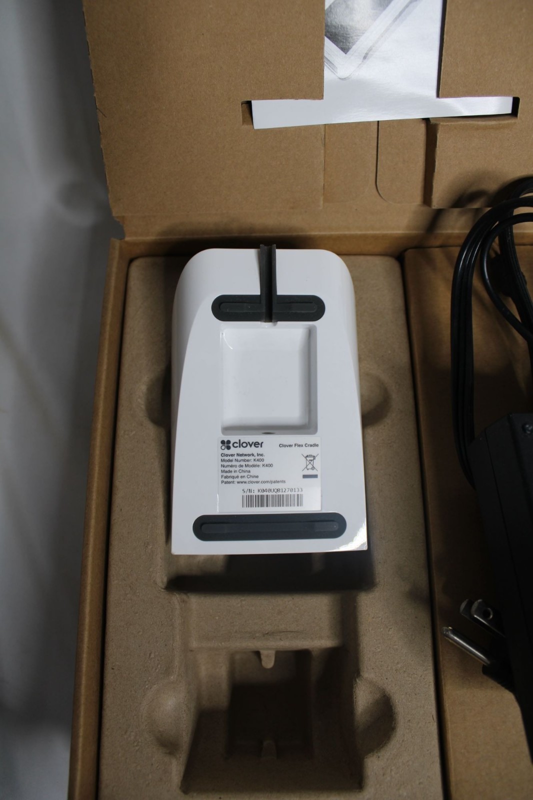Clover Flex K400 Flex Charging Cradle Only w/ Power Supply
