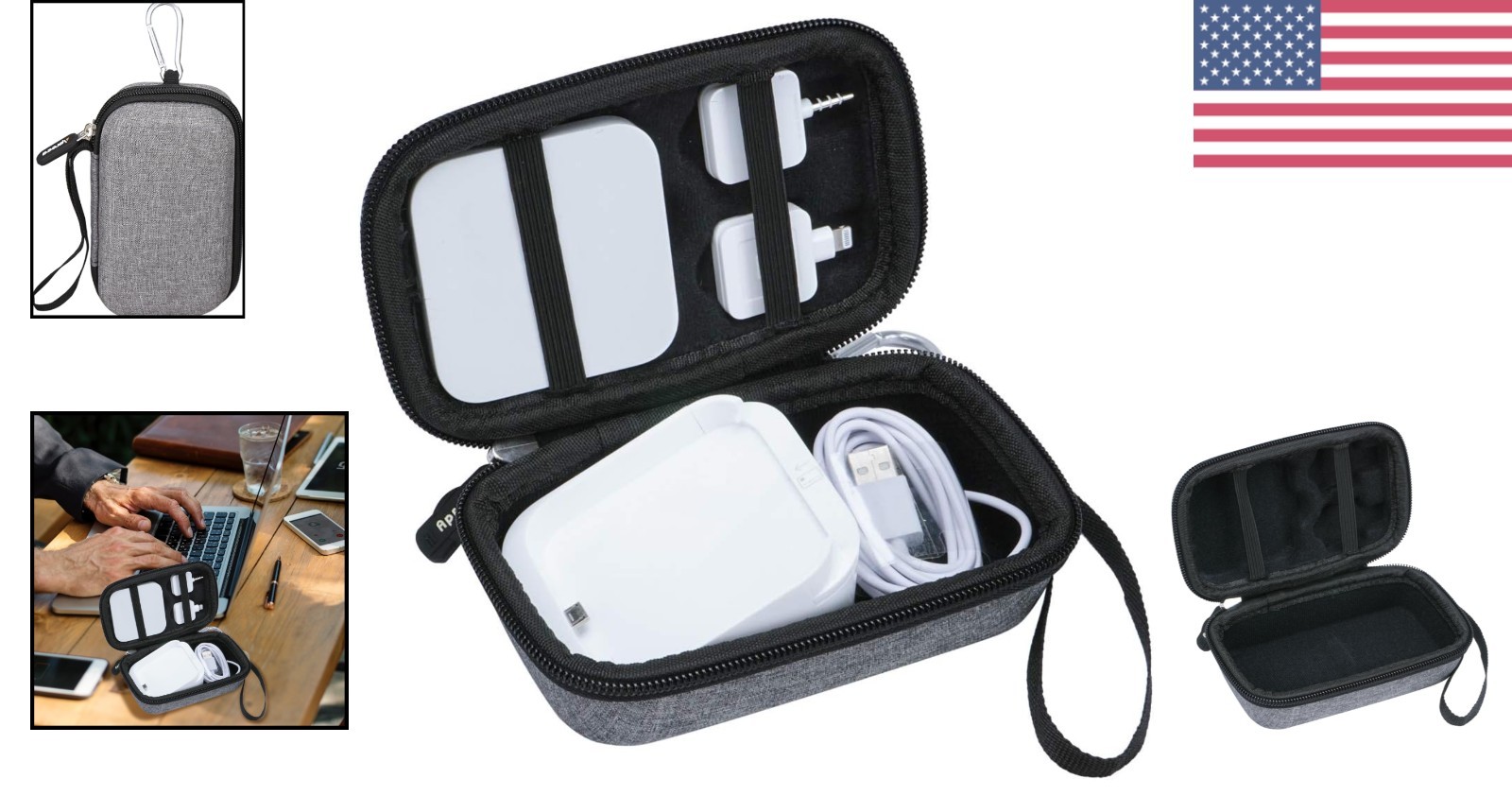 Waterproof Hard Carry Case for Square Dock & Chip Reader – Portable Protection