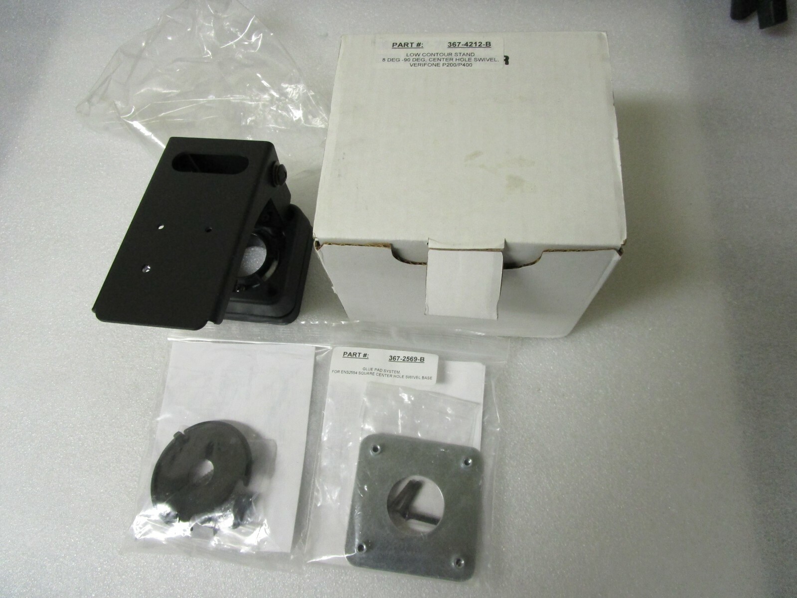 ENS 367-4212-B Low Contour Stand 8 Deg – 90 Deg Center Swivel Verifone P200/P400