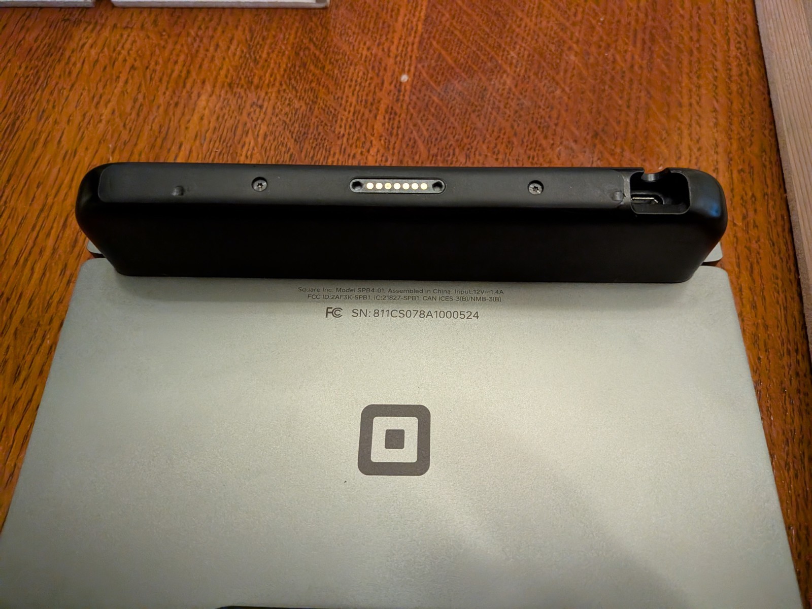 Square Register SPB1-01 POS System Dual Screen Terminal Tested Working w/ Stand