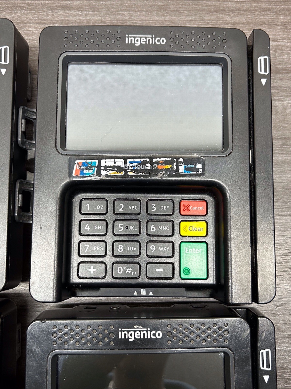 LOT OF 4 Ingenico ISC250 LCD Smart Payment Terminal Credit Card Reader | #D419