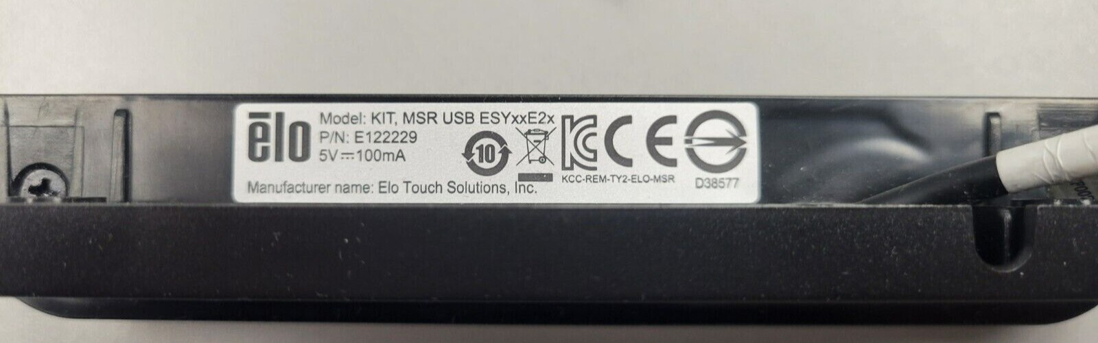 Magnetic Stripe Elo E-Series E122229 Kit, MSR USB ESYxxE2x