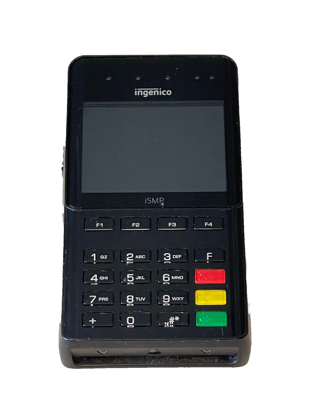 Ingenico iSMP4 Credit Card Reader & Barcode Scanner IMP657-11P3556C w/ Charger