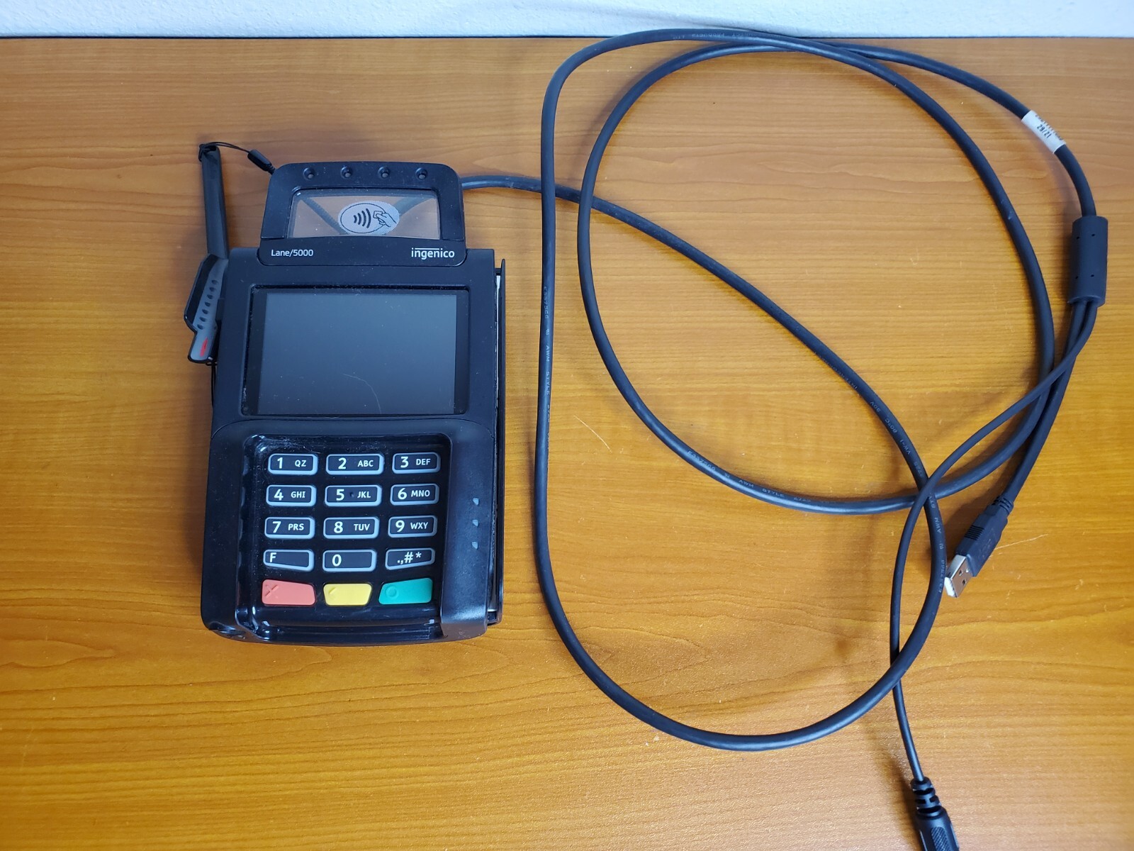 Ingenico Lane 5000 Credit Debit Card Reader Terminal Payment System FOR PARTS