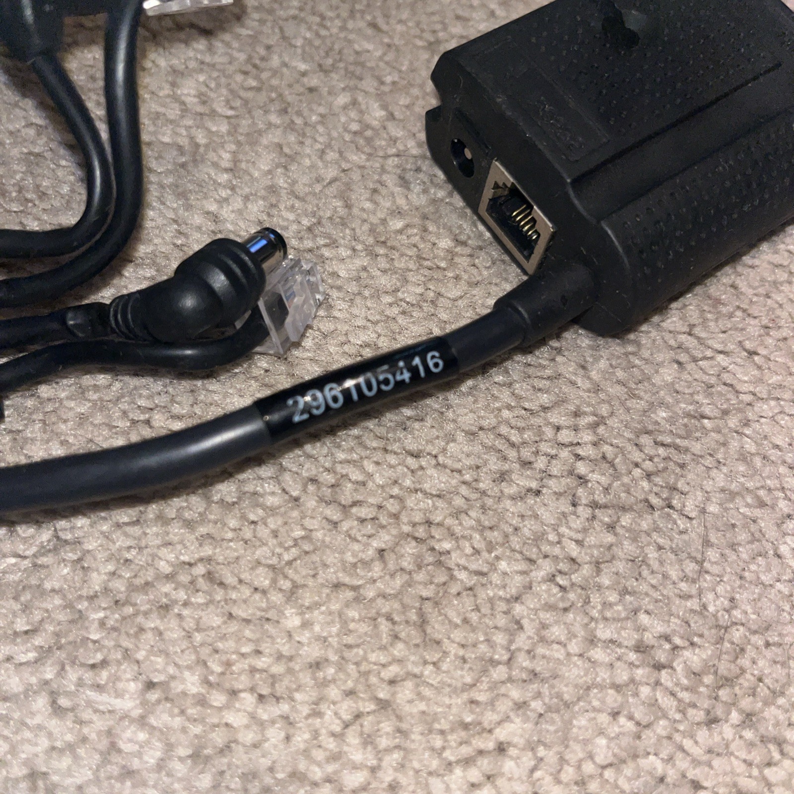Ingenico ICT220/ Data Cable Supply w/ Black