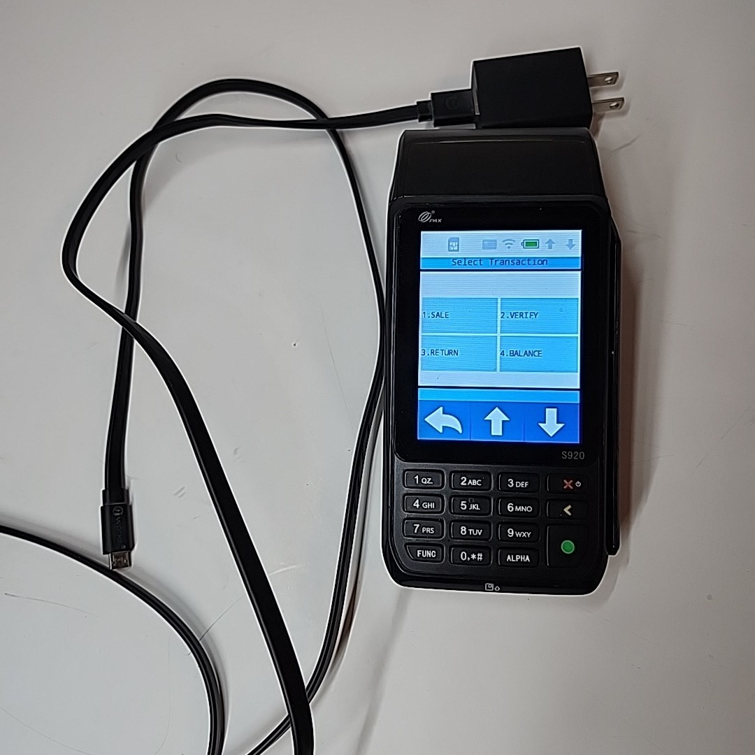 PAX S920 Mobile POS Credit Card Terminals Bluetooth Wireless – Not Tested