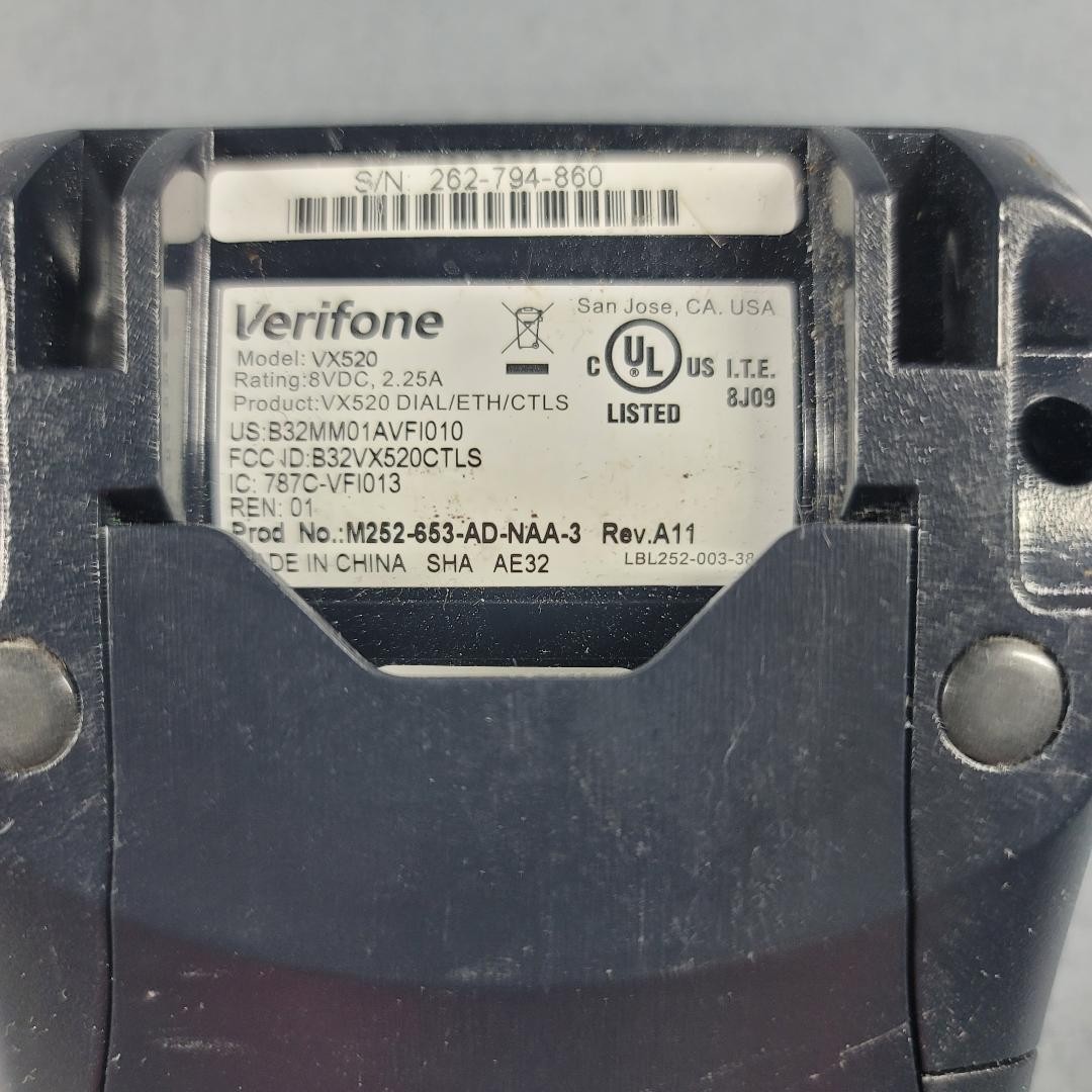 Verifone VX520 Credit Card Machine Terminal Readers – Lot of 3 Untested