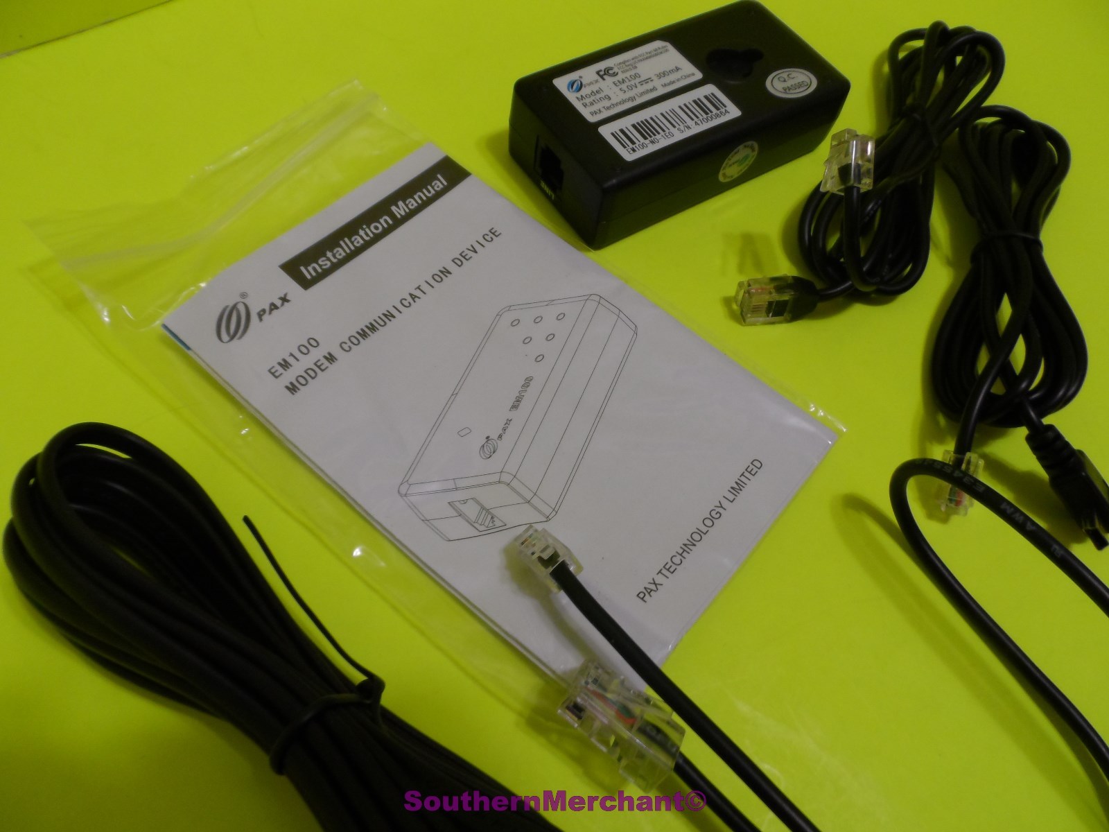 PAX EM100 COMMUNICATION DEVICE External Modem CDMA/WIFI Dial Dongle