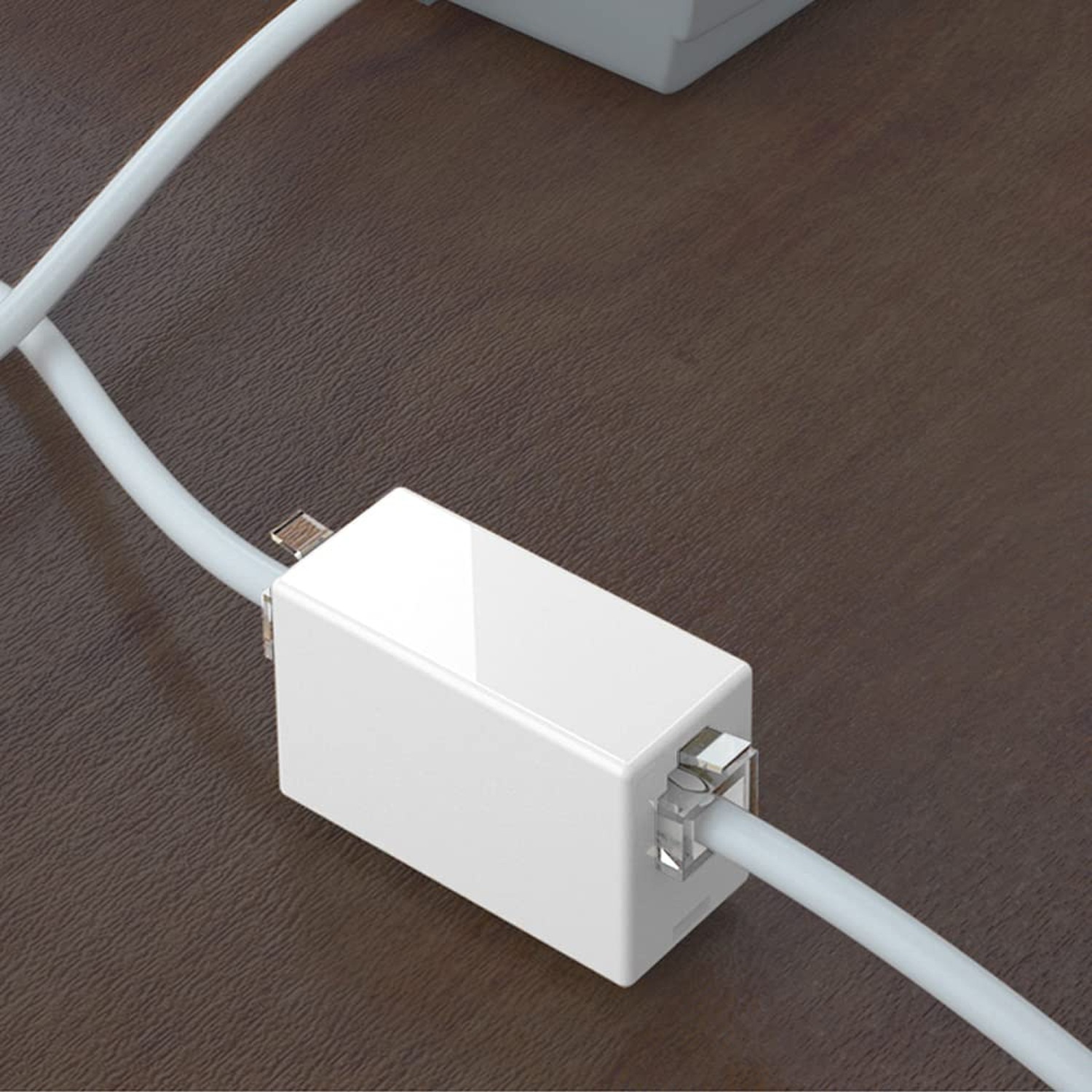 (Pack of 4 A Pair of Converter Adapters for RJ11 Male to RJ45 Female) & 2 In-…