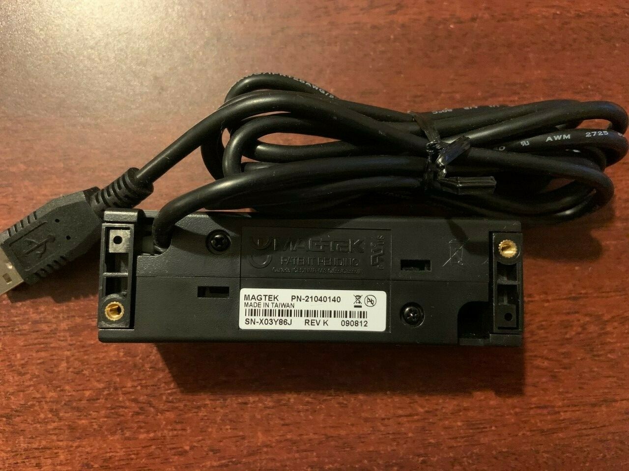MagTek 21040140 USB Credit Card Reader