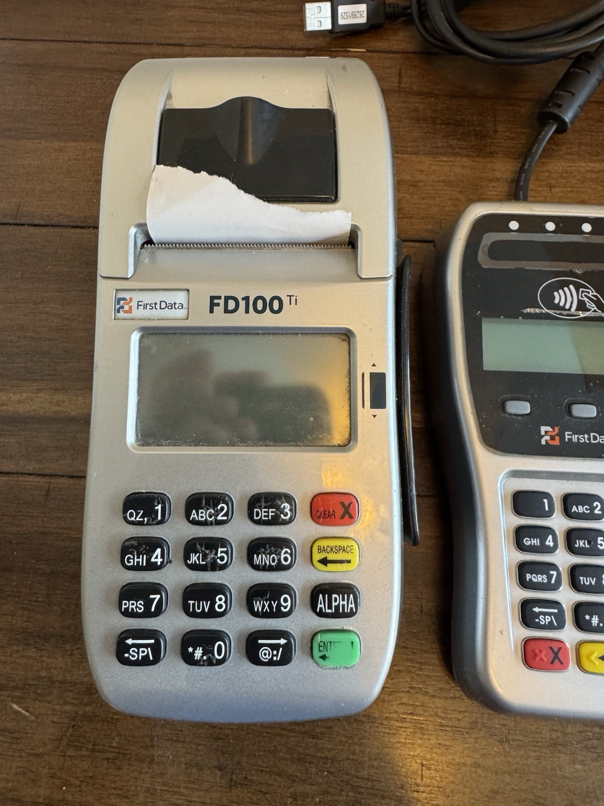 Lot of Credit Card Terminals (1) First Data FD100Ti (2) FD-35 Card Terminals