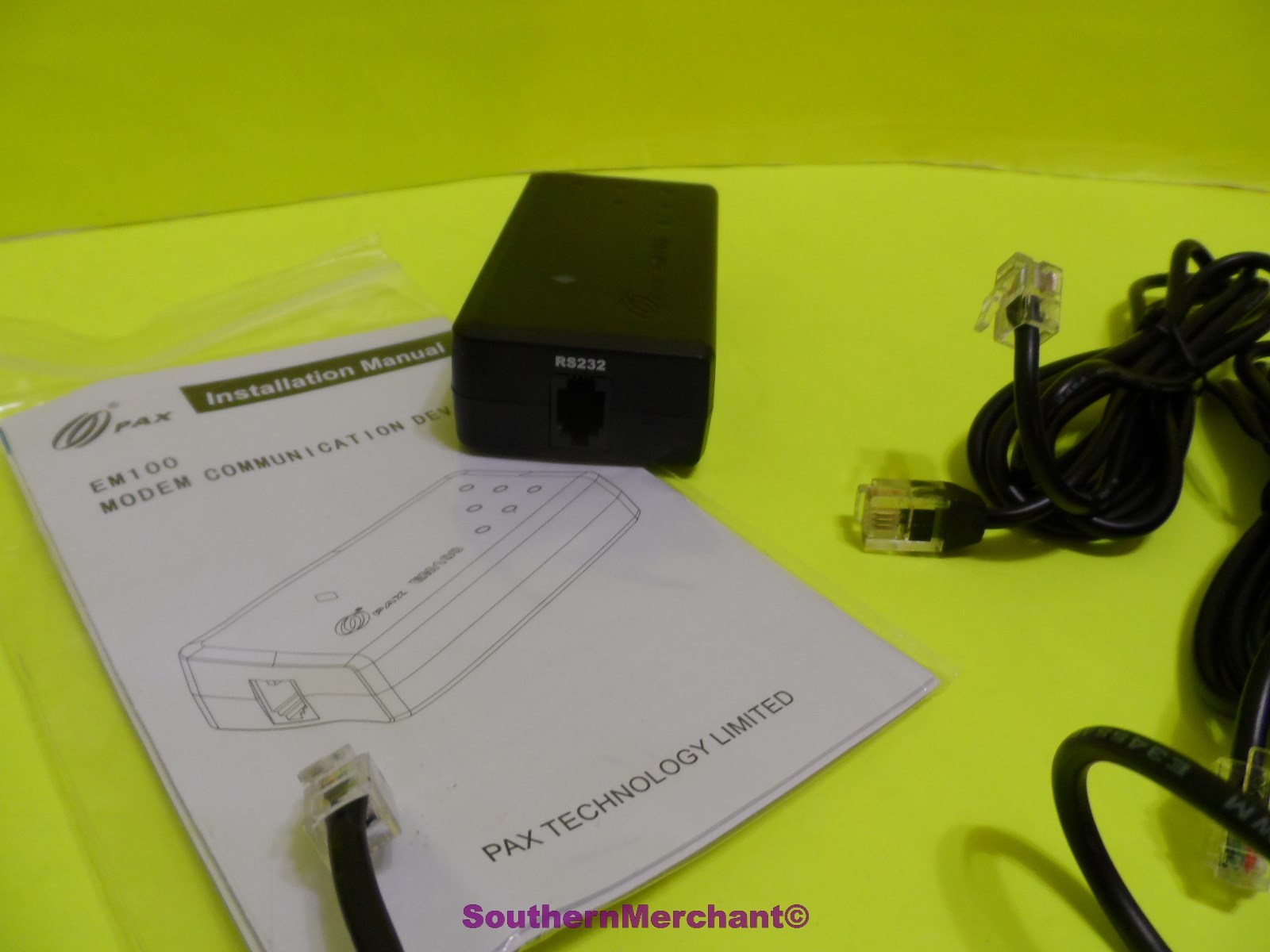 PAX EM100 COMMUNICATION DEVICE External Modem CDMA/WIFI Dial Dongle