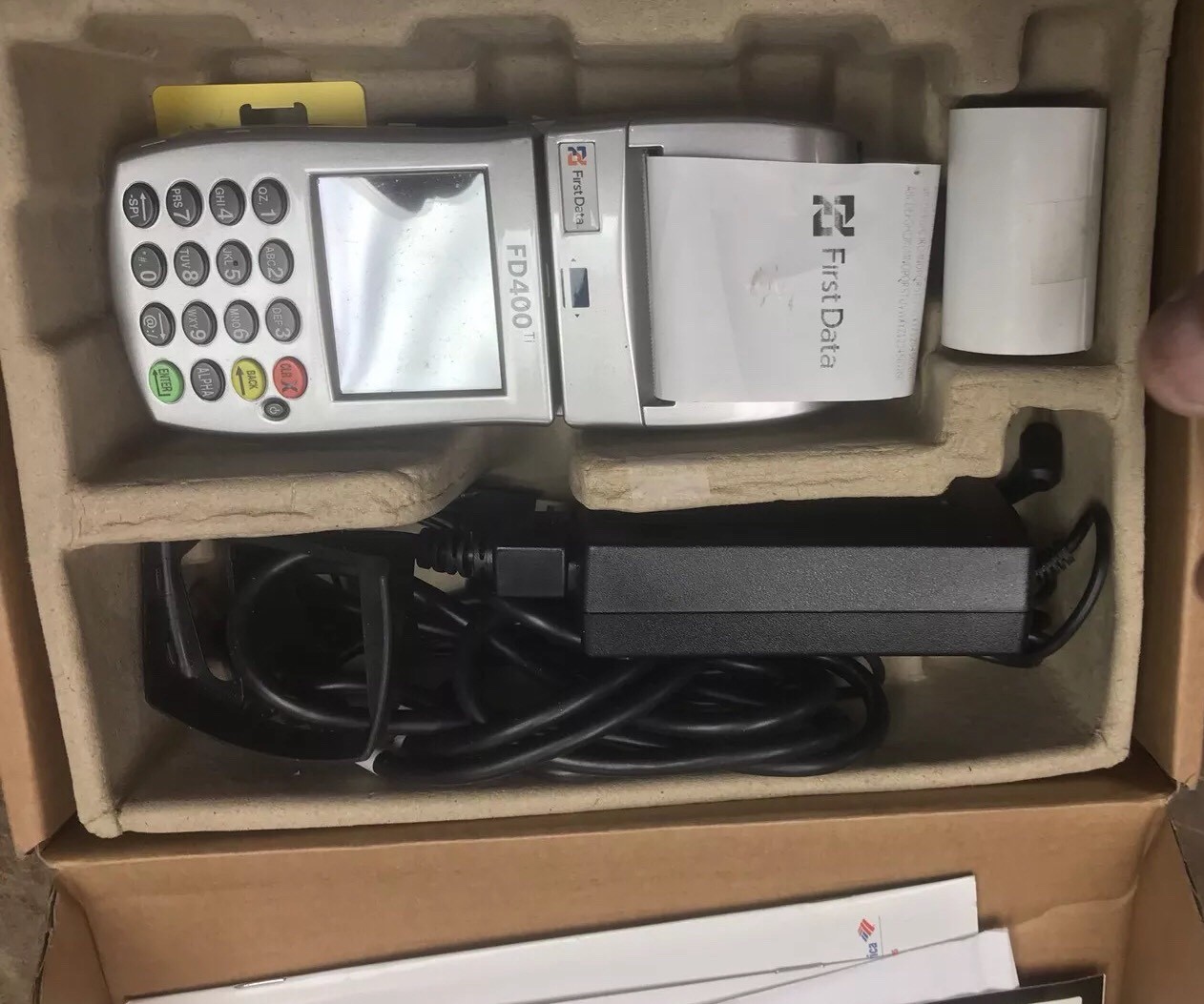 FirstData FD-400ti Terminal Card Reader