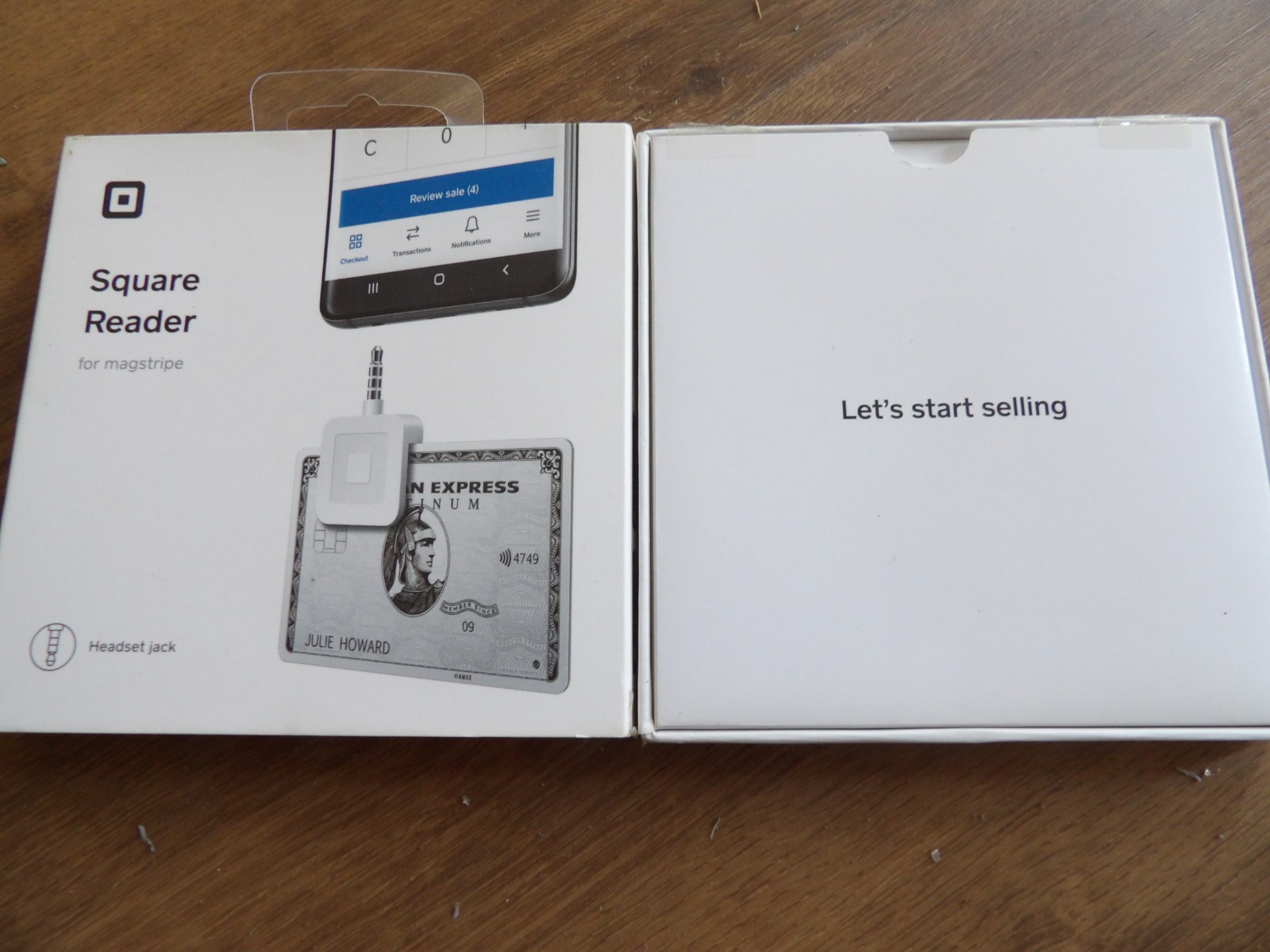 Square Reader for Magstripe with headset jack for Android App, iOS App