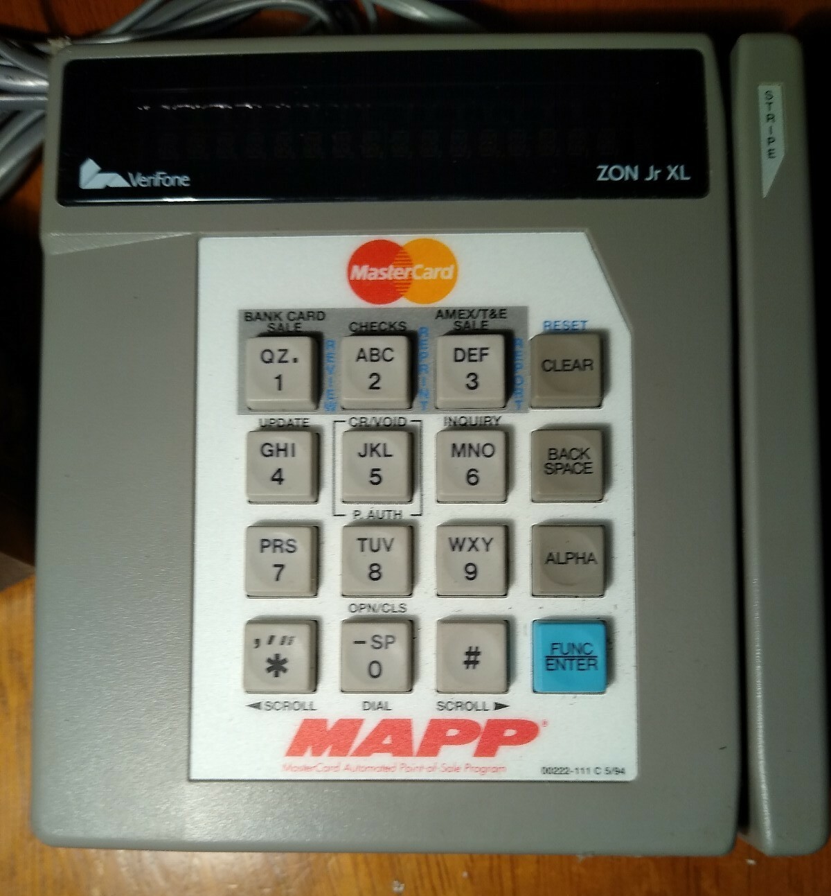 VERIFONE Credit Card Terminal w/Power Supply Class-2 Transformer Used Error