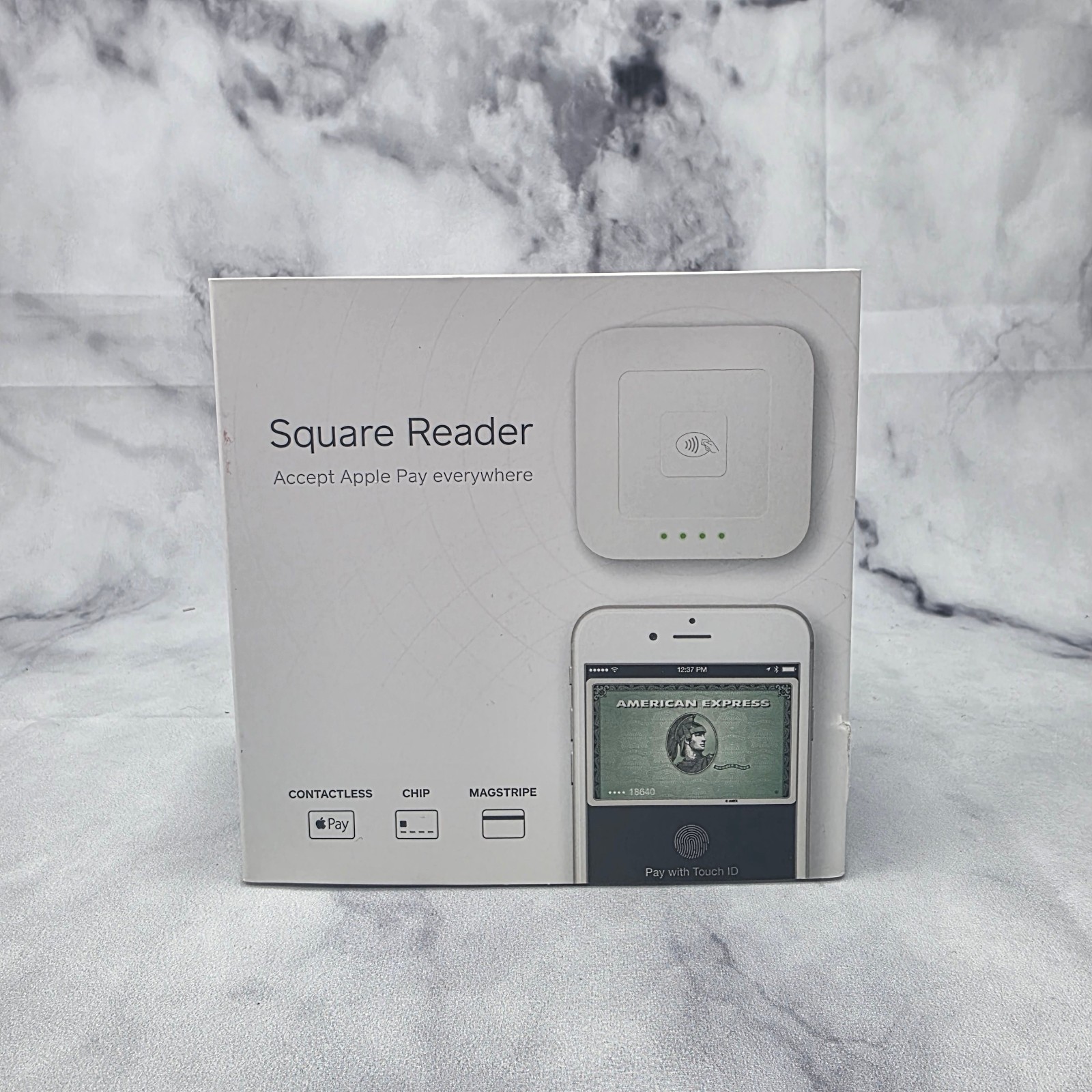 Square Reader 1st Gen Version One White Credit Card and Chip Accept Apple Pay