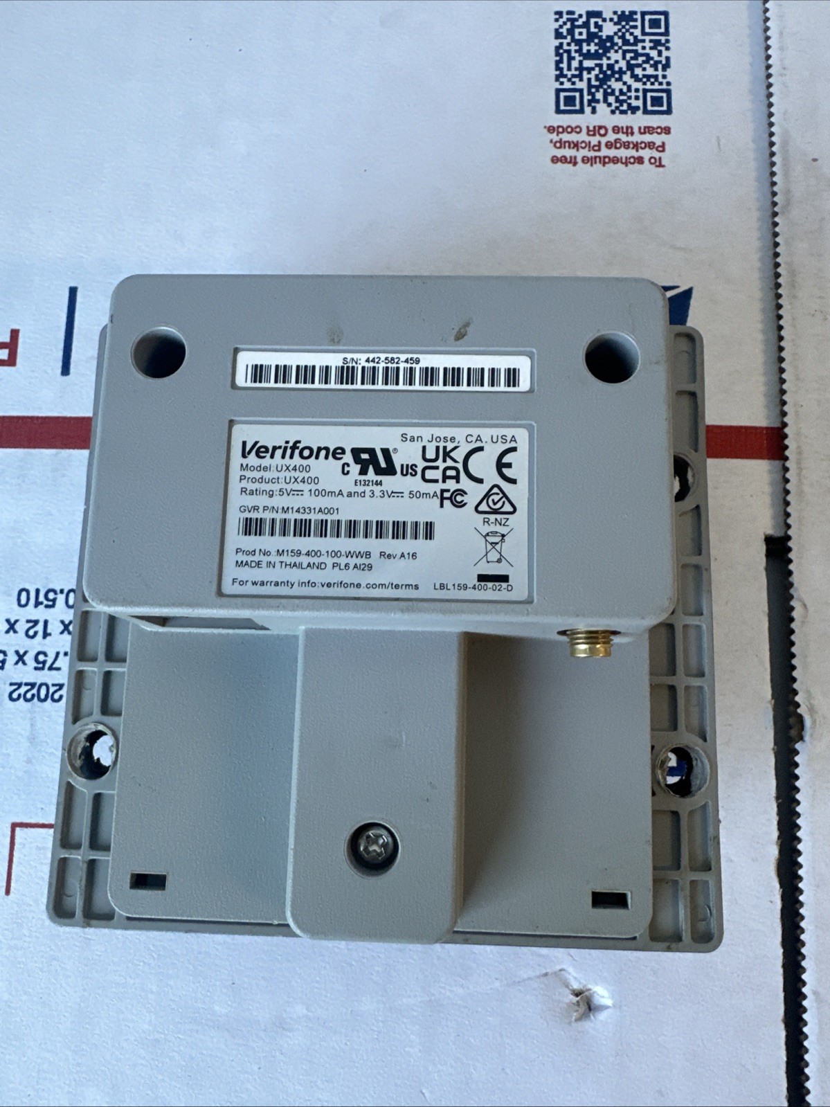 UX-400 Tap To Pay
