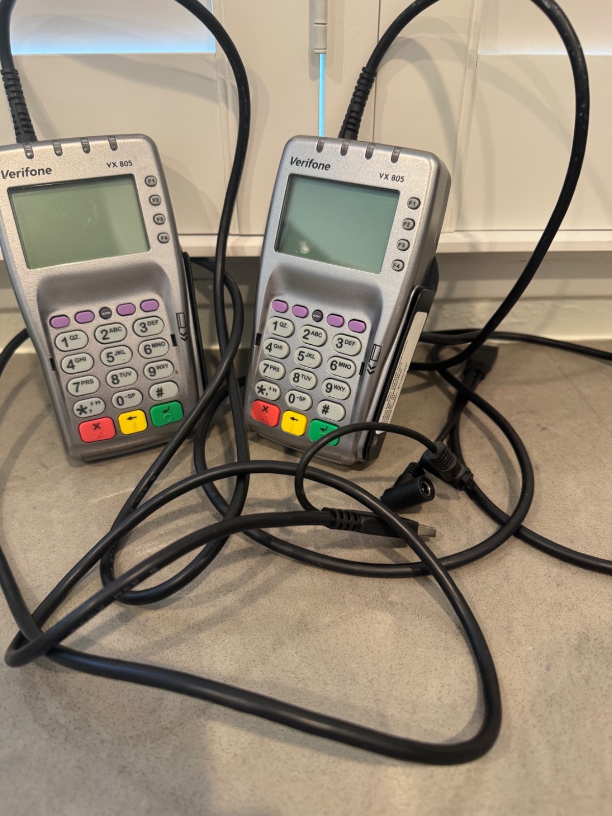 2 VeriFone VX805 Card Readers