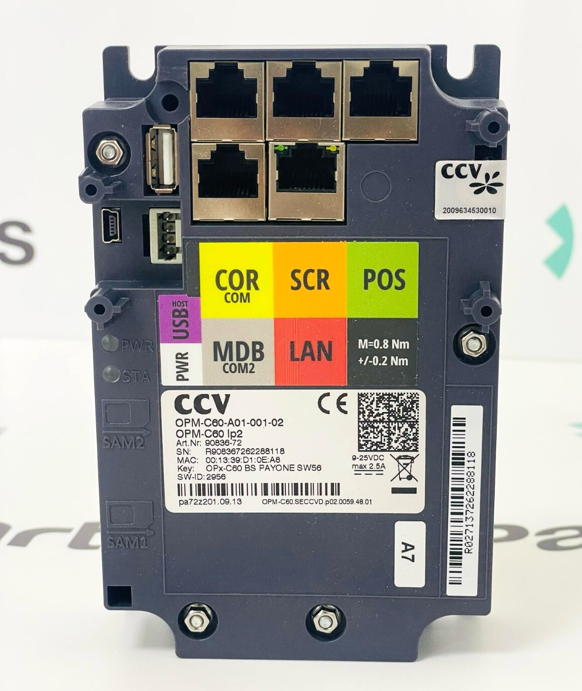 CCV OPM-C60-A01-001-02 Terminal Control Module OPM-C60IP2 (Refurbished)