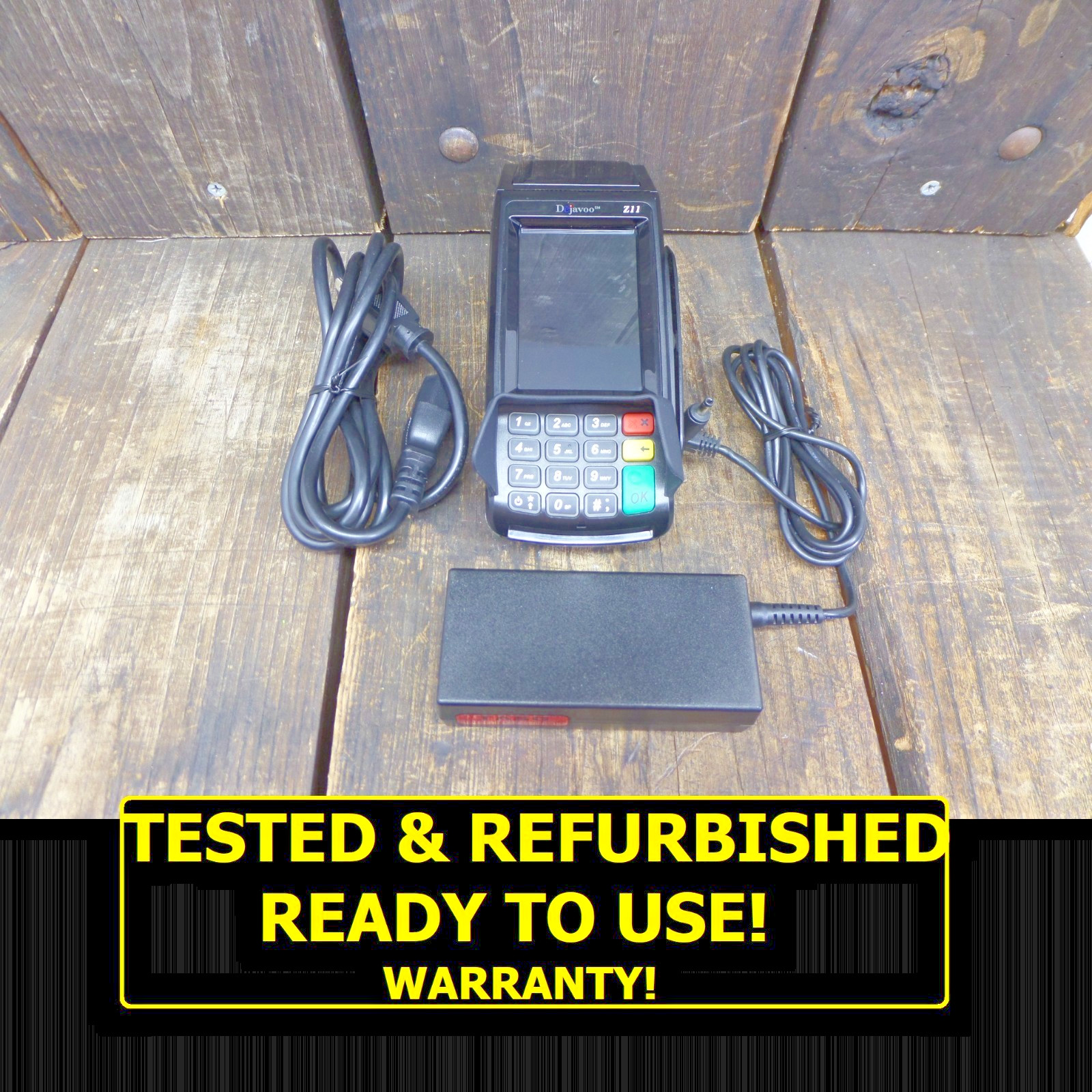 DEJAVOO Z11 VEGA3000 Credit and Debit Card Terminal – Tested & Works REFURBISHED
