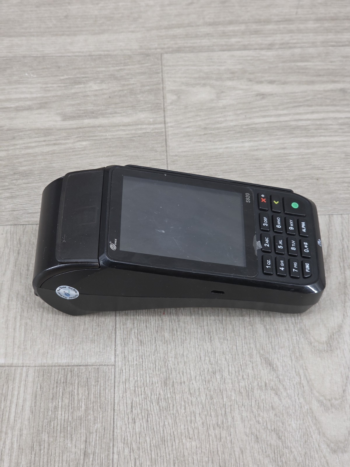 PAX S920 EMV NFC 4G Wireless Credit Card Machine S920-0QW-R74-23LA No Box/Cable