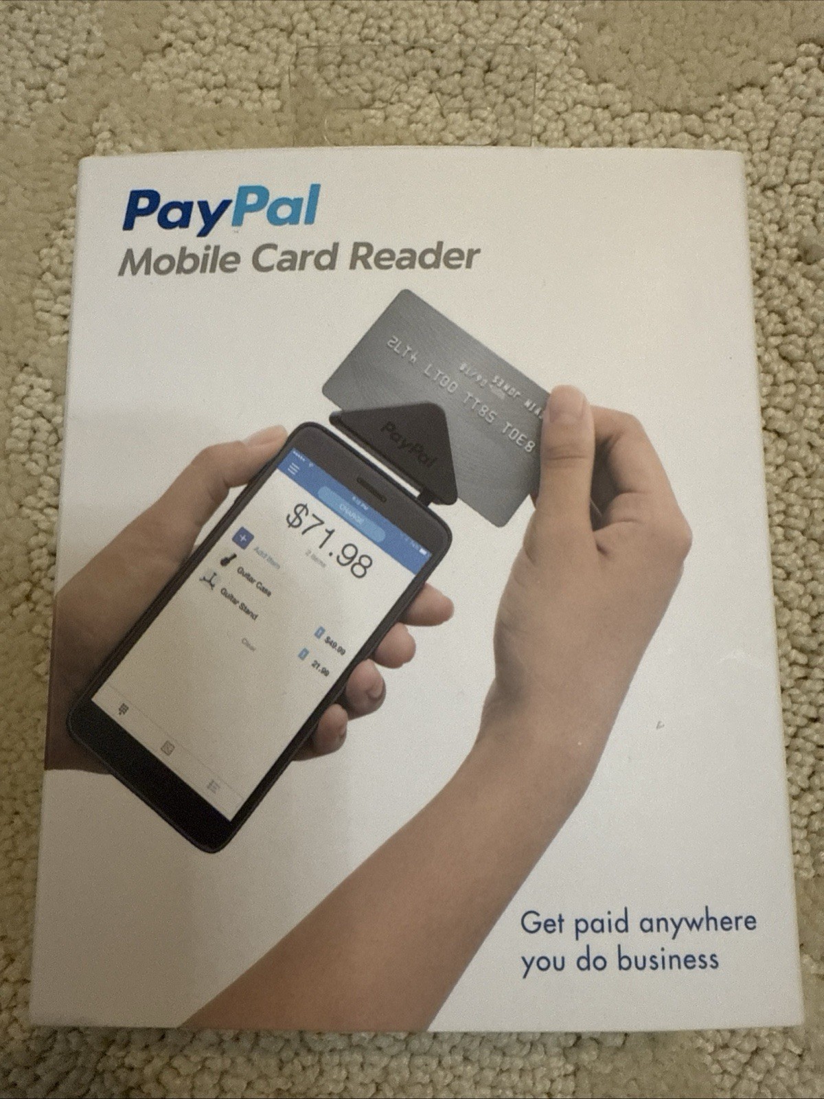 PayPal Mobile Card Reader Compatible with Windows, iOS, and Android