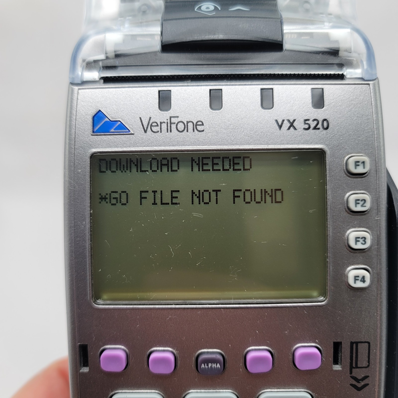 VeriFone VX520 Credit Card Terminal POS Machine Working