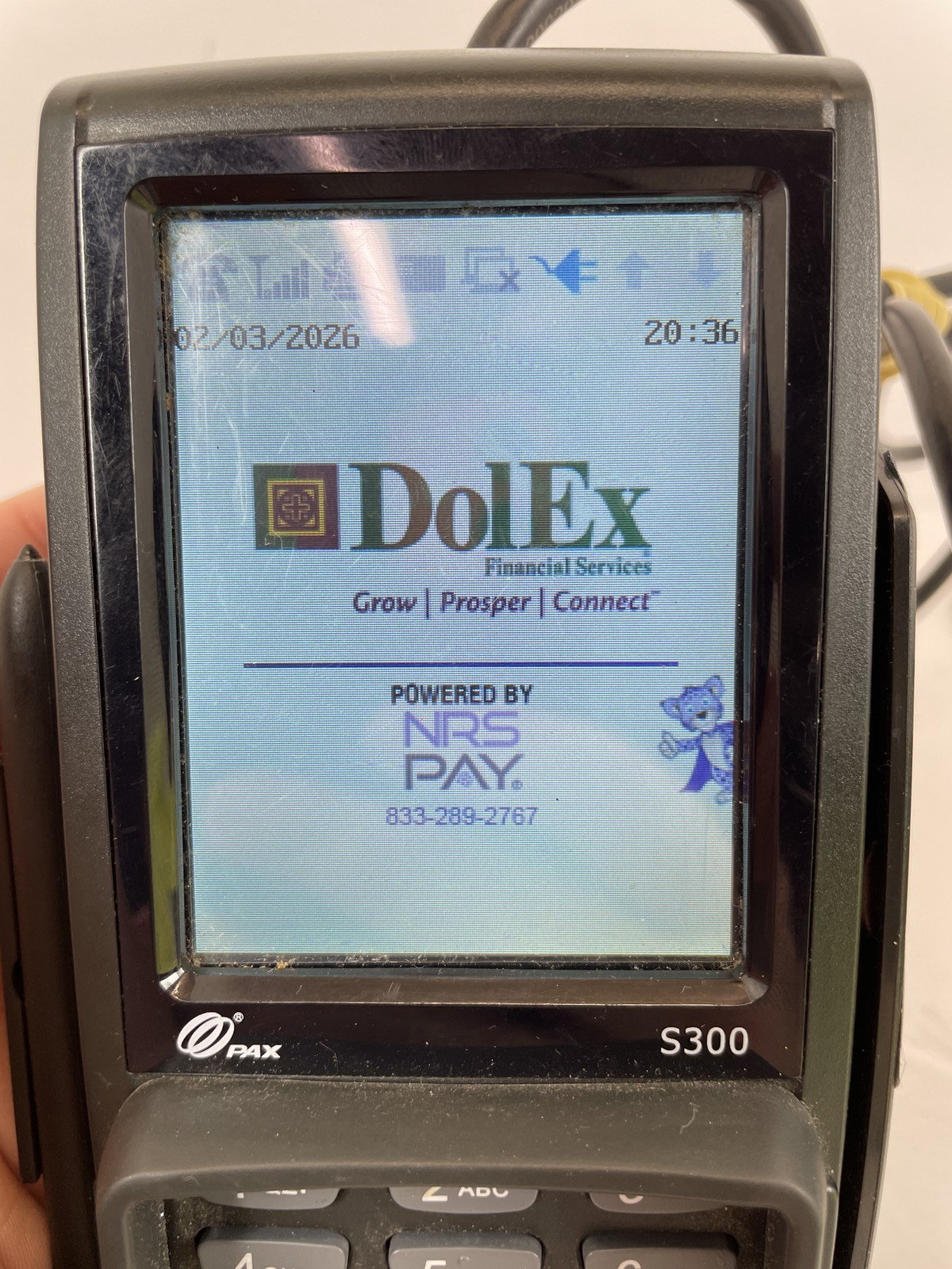 PAX S300 PIN Pad Credit Card Terminal EMV POS Ethernet Reader w/ Cables