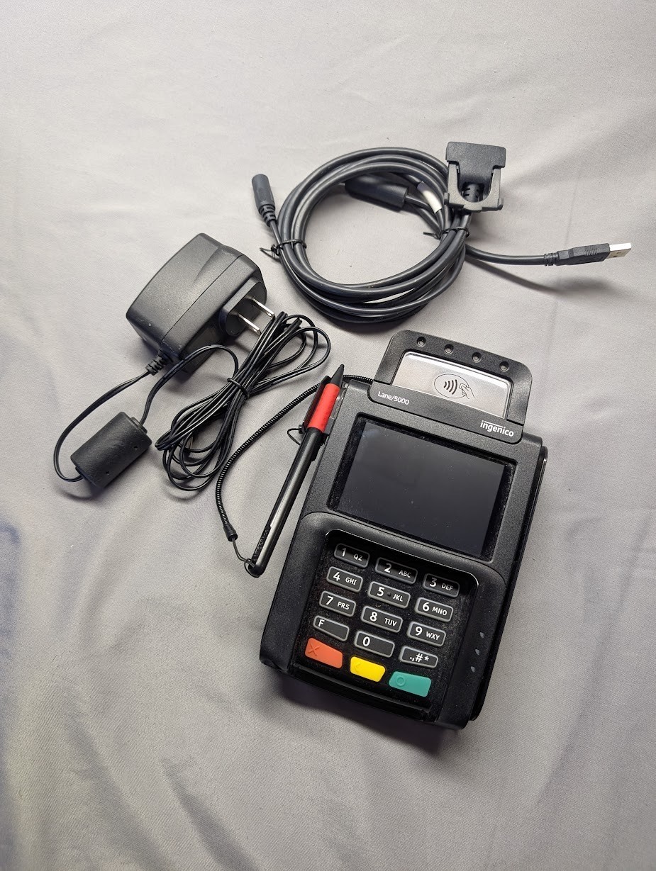 Ingenico Lane 5000 Card Reader Payment Terminal LAN500-USTPG07A