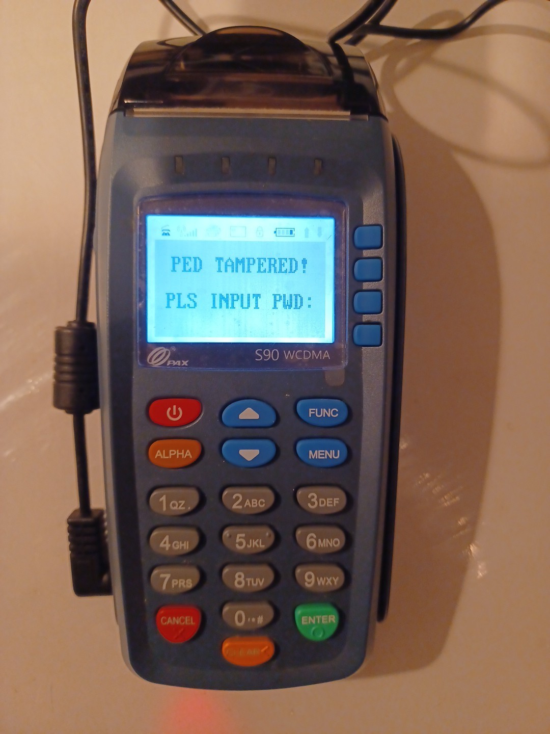 Pax S90 Wireless 3G Mobile Credit Card Reader Payment Terminal Machine
