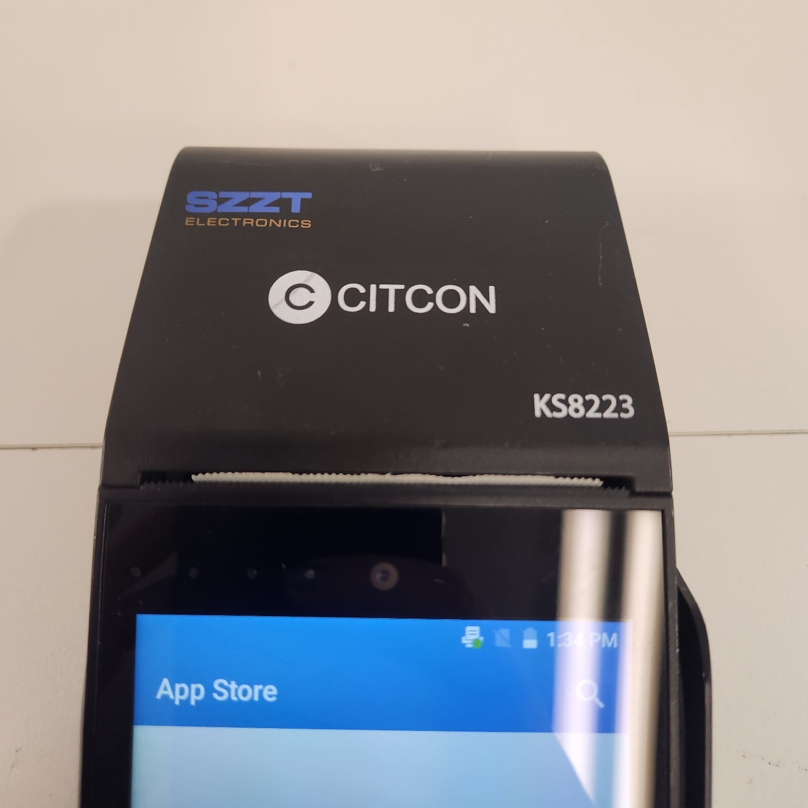 CITCON KS8223 Smart Pos Terminal SZZT Credit Card Reader Works Password Locked