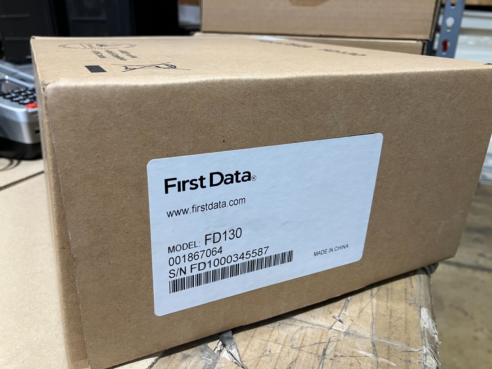 First Data FD130 Credit Card Terminal Set with FD35 Pin Pad